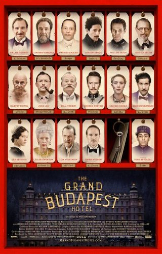 Posters Grand Budapest Hotel Minifilmplakat Miniplakat 28cmx43cm