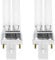 Pisces Twin Pack 13w Watt Pls Uv Bulb - Replacement Lamp for Hozelock Easyclear 9000 Pond Uvc (Ultra-Violet) Filters (G23 Fitting)