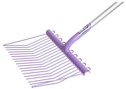 Fyna-lite Fynalite Hi-strength 5 Prong Long (48 inch) Pink Manure Fork - Pink, Regular