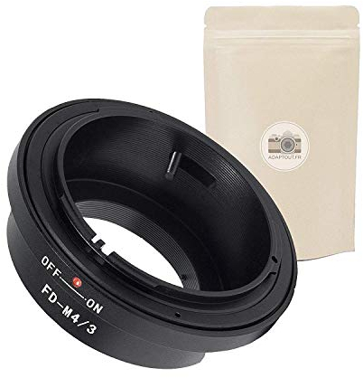 FD M4/3 Bague D'ADAPTATION Compatible Objectif Canon FD vers BOITIER M4/3 Micro 4:3 Adaptateur 100% Métal Mise AU Point A L’Infini Conservée Compatible Toutes Montures m4/3