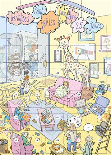 Calendrier de l'avant Naissance - 25 messages et astuces avant l'arrivée de bébé - Cadeau de grossesse et naissance pour papa et maman (JAUNE)