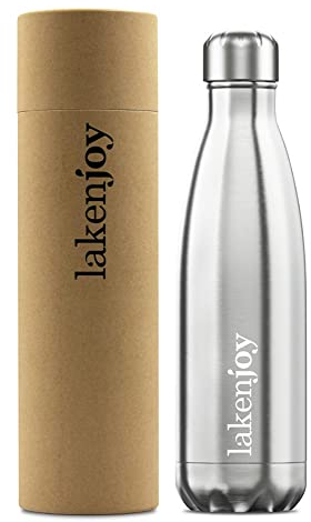 Termo acero LakenJoy 0,5 L. plata
