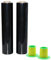 2 Pack Industrial Black Pallet Stretch Wrap Cling Film 20mic x 400mm x 260m with Plastic Rolling handle.Self-Adhering Packing,Moving,Packaging,Heavy Duty Shrink Film,BOMEI PACK