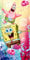 Jerry Fabrics Sponge Bob Schwammkopf Duschtuch Handtuch 70 x 140 cm Freunde 012