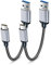aceyoon Cable USB C Corto [2 Pack 20CM] 3A Cable USB A a USB Tipo C 3.0 Carga Rápida y Sincronización Cable USB C Android Auto para Galaxy A12/A32/M12/S20/S10/S8, para Huawei