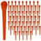 SPARES2GO Plastic Blades Compatible with Flymo SimpliTrim Li Battery Grass Trimmer Strimmer (Pack of 60)