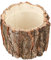 BESTonZON Sukkulenten Topf Baumstumpf Blumenarrangement Holz Blumentopf Blumenvase Blumentöpfe Tischvase Landhausstil 9x8x8cm Kleine Größe Baumstamm Übertöpfe Desktop Balkon Garten Dekoration
