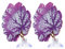 2pcs Betta Fish Leaf Artificial Aquarium Plants Fake Plants Betta Bed Leaf Hammock for Betta Fish Resting Leaf Plastic Aquarium Plants Leaf with Suction Cup Purple