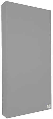 Addictive Sound Panneau Acoustique Mural Standard 100x50x6 cm - Absorbeur Acoustique Avec Tissu Acoustique 180 g/m2 - Panneaux Acoustiques - Plaque Acoustique - Decoration Murale - Gris clair