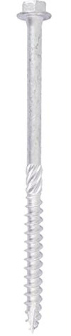 TIMCO Heavy Duty Timber Screws Hex Flange Head Exterior Silver - 8.0 x 200