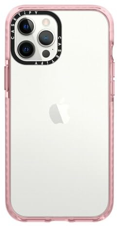 CASETiFY Impact Schutzhülle für iPhone 12 Pro Max, Rosa/Transparent
