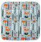 Balbina® Wickelunterlage aus Baumwolle weiche Wickeltischauflage für Wickelkommoden waschbar 70x70 I Wald Mint