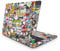 Sticker Master Stickerbomb Sticker Bomb Protection Full Body Skin (Logo Cut) Compatible With Apple MacBook Pro Air 11 12 13 15 16 17 21 27 Inch Laptop Sticker MacBook Pro 16inch Touch Bar 2019 A2141