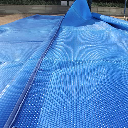 ERRULAN Solar Pool Covers for Above Ground Pools Rectangular, Swimming Pool Solar Heater, Heavy-Duty Insulating Spa Thermal Blanket (Size : 5x8m/16.4x26.2ft)