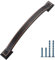 9BUILD 10 Pack 128mm Oil Rubbed Bronze Kitchen Cupboard Handles - Door and Drawer Zinc Alloy Handles for Wardrobe and Cabinet