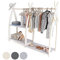 MAMOI® Garderobenständer Kinder 95x106x32cm / 53x95x32cm | Kleiderschrank Kinder | Garderobenständer | Kleiderstange für Kinder | Holzschiene | Garderobenholz Kinderzimmer | 100% ECO | Made in EU