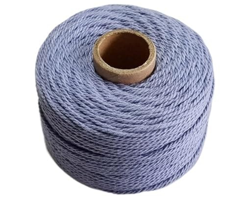 Garten Schnur Baumwollseil, 80 m/Rolle, 10 Stück/Lot gedrehte Kordeln (Color : Purple)
