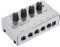 HUIOP HA400 Ultracompacto 4 Canales Mini Amplificador Audio Estéreo de Auriculares con Adaptador de Energía,4 Canales Amplificador
