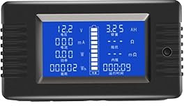 VINTORKY Spannungsprüfer Spannungsvoltmeter Stromzähler Leistungsmesser Spannungsmesser Werkzeug Stromzähler Batterie