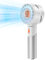 Guirble Handheld Fan,Portable Turbo Fan,Powerful Personal Fan(7000rpm High-Speed Motor,Battery Work 3-16 H),USB Rechargeable Mini Handheld Fan for Travel/Outdoor/Gift/Makeup (Silver White)