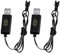 AMZZN 2PCS 6.0V cavo di ricarica USB con connettore SM-2P spina per escavatori RC, camion, serbatoi, TB141 TB142 DE37 RC veicoli; 6.0V NiCd o NiMH o Lipo batteria caricabatteria USB