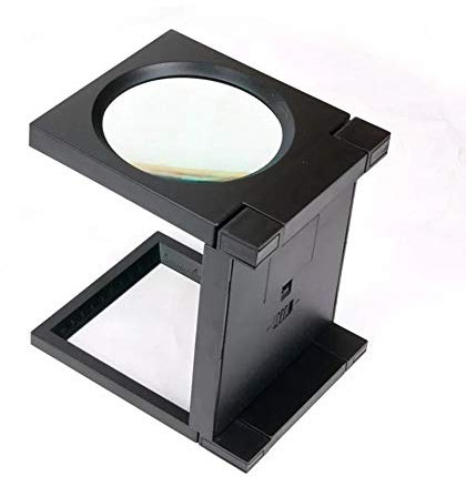 DHOPWWR Screen Magnifier Desktop Printing Identifying The Portable Desktop Magnifier with LED Folded Textile Tape Messages Coin Scale Magnifier with LED Light sharing