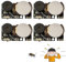 EHOTER Annoyatron Noise Maker, 2024 Neueste Annoyatron Random Noise Maker, versteckter nerviger Piepton Büro Streich Geräte für Party, Büro, Zuhause, Schule (4pcs Schwarz)