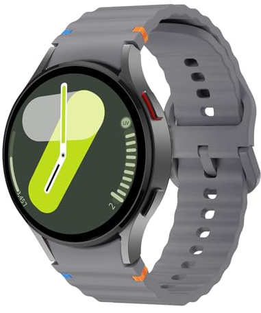 Silicone Sport Straps for Galaxy Watch Strap 7/6/5/4/FE,6/4 Classic,5 Pro | Soft & Breathable,Flexible,Sport Band for Samsung Galaxy Watch 7/6/5/4/FE 40 44mm,6/4 Classic 47 43 46 42mm/5 Pro 45mm