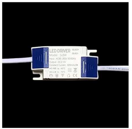 LED Driver 600ma 1-3W 3-5W 4-7W 6-12W 12-18W 18-24W LED Constant Current Driver Power Unit Supply For LED Bulb Transformer(1pcs LED)