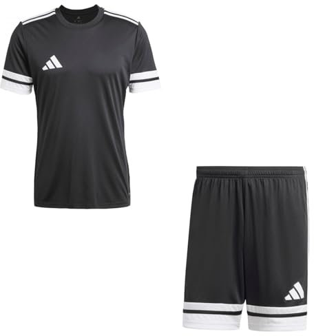 adidas Herren Set Trikot + Hose Squadra 25 Black/White XL