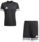 adidas Herren Set Trikot + Hose Squadra 25 Black/White XL