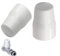 Radiator Valve Caps - 2 Pack Universal Push Fit White Plastic Replacement Caps for Radiators - Effortlessly Tidy & Protect Valves, Heavy Duty, No Tools Needed