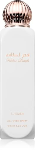 Lattafa Fakhar – Floral, Earthy, Sweet, Green – All Over Spray Long-Lasting Fragrance for Women, 5.07 Ounce / 150 ml