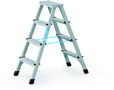 Zarges Eloxierte doppelseitige Stufen, 2 x 4 Sprossen, ZAR41264