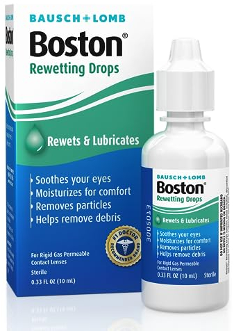 Boston Nachfülltropfen für starre gasdurchlässige Kontaktlinsen, 1/3 oz Flasche