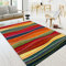 Paco Home Teppich Wohnzimmer Schlafzimmer Jugendzimmer Kurzflor Modern Vintage Abstrakte Muster, Grösse:80x150 cm, Farbe:Bunt 3