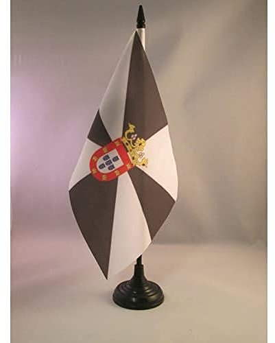 BANDIERA DA TAVOLO CEUTA 21x14cm - PICCOLA BANDIERINA SPAGNOLA - SPAGNA 14 x 21 cm - AZ FLAG