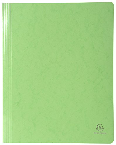Exacompta 380805B Schnellhefter (Iderama, beschichteter Premium-Manila-Karton, wasserabweisend, 355g, A4) 1 Stück Anisgrün