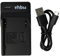 vhbw Chargeur USB de Batterie Compatible avec Canon BP-911, BP-914, BP-915, BP-924, BP-927, BP-930 Batterie Appareil Photo Digital, DSLR, Action cam