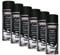 KWASNY Lackspray Hitzefest Schwarz 400Ml Hitzelack Thermolack Auspufflack 650°C 6X