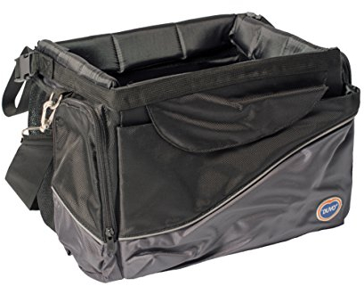 Duvo+ 1717103 Fahrradtasche Für Hunde, Jet Black
