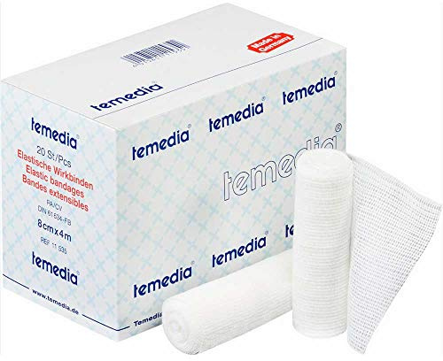 Holthaus Medical Temedia Wirkbinde, Verband, Binde, elastisch, DIN 61634-FB, 12cmx4m, 20St