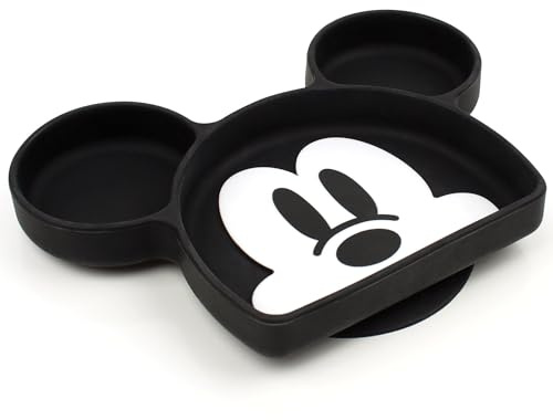Disney Suction Silicone Baby & Kid Grip Dish, Mickey Mouse