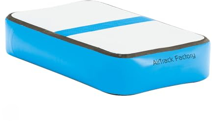 Sport-Thieme AirBlock by AirTrack Factory | Aufblasbarer Gymnastikblock für Kinder u. Anfänger | Blau | 20 cm Höhe | Vinyl | 2 kg | 1x0,6 m | Stapelbar