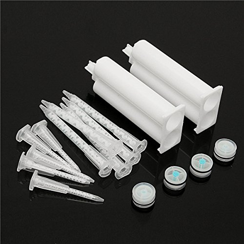 12 Stück Pp Rührgerät Aus Epoxidharz Spender 50 Ml Doppelkartusche Mit Kolben