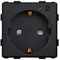 BSEED EU Standard WIFI Wandsteckdose 16Amp Steckdose 86mm*86mm Schwarz