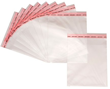 PAKICO | Sachets Transparents 20 x 30cm x 100 en Plastique | Sacs Alimentaires avec Fermeture Autocollante | Polypropylène pour Bonbons