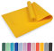 Myga Einsteiger-Yogamatte | Rutschfest & Leicht zu tragen – 4 mm Dicke | Ideal für Yoga, Pilates, Meditation & Fitnessübungen | 173 cm x 61 cm x 4mm | Senfgelb