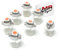 MR-Style Set Aufkleber und 7x high Power LED Tachobeleuchtung (warmweiß) kompatibel mit Mercedes C-Klasse W202 - Bj. 93-97, Instrumentenbeleuchtung Umbauset