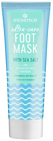 essence ultra-care FOOT MASK, Nail Care, Nagelpflege, weiss, pflegend, feuchtigkeitsspendend, schützend, reparierend, ohne Aceton, vegan, Mikroplastik Partikel frei (75ml)